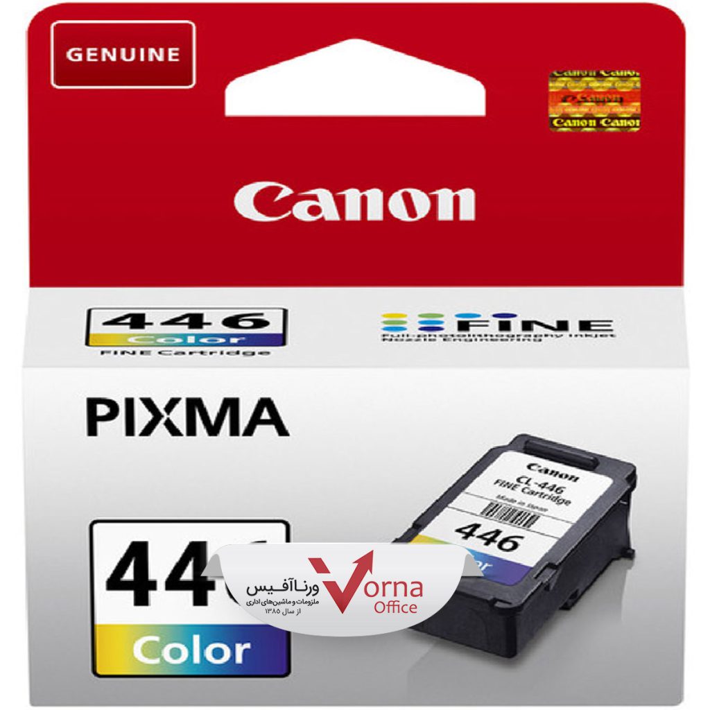 کارتریج جوهر افشان اصل Canon رنگی کد CL_446