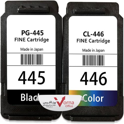 کارتریج جوهر افشان اصل Canon کبو کد PG_445 Black و CL_446 رنگی
