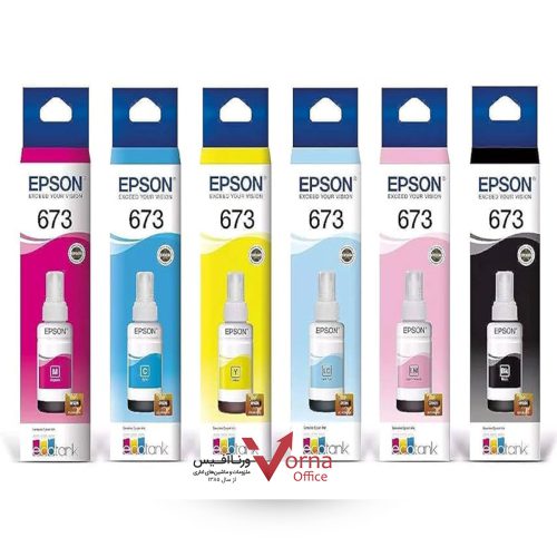 جوهر اورجینال EPSON مدل 673 کیت 6 رنگ